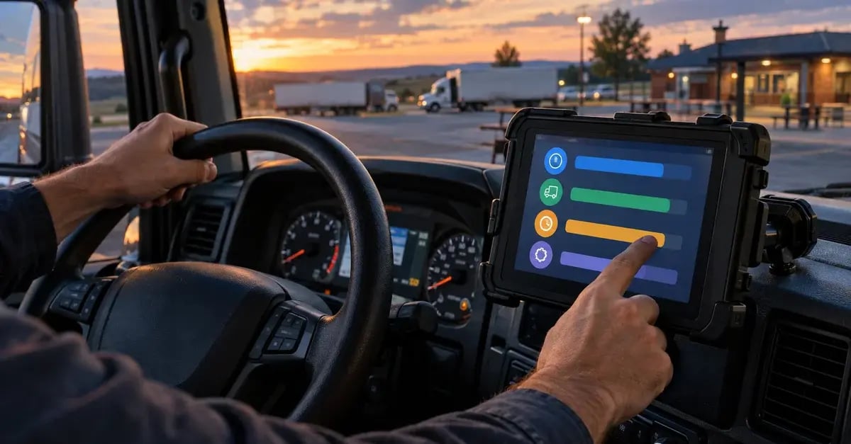 Chauffeur qui consigne ses heures de service sur un DCE, une obligation de conformité du transport commercial