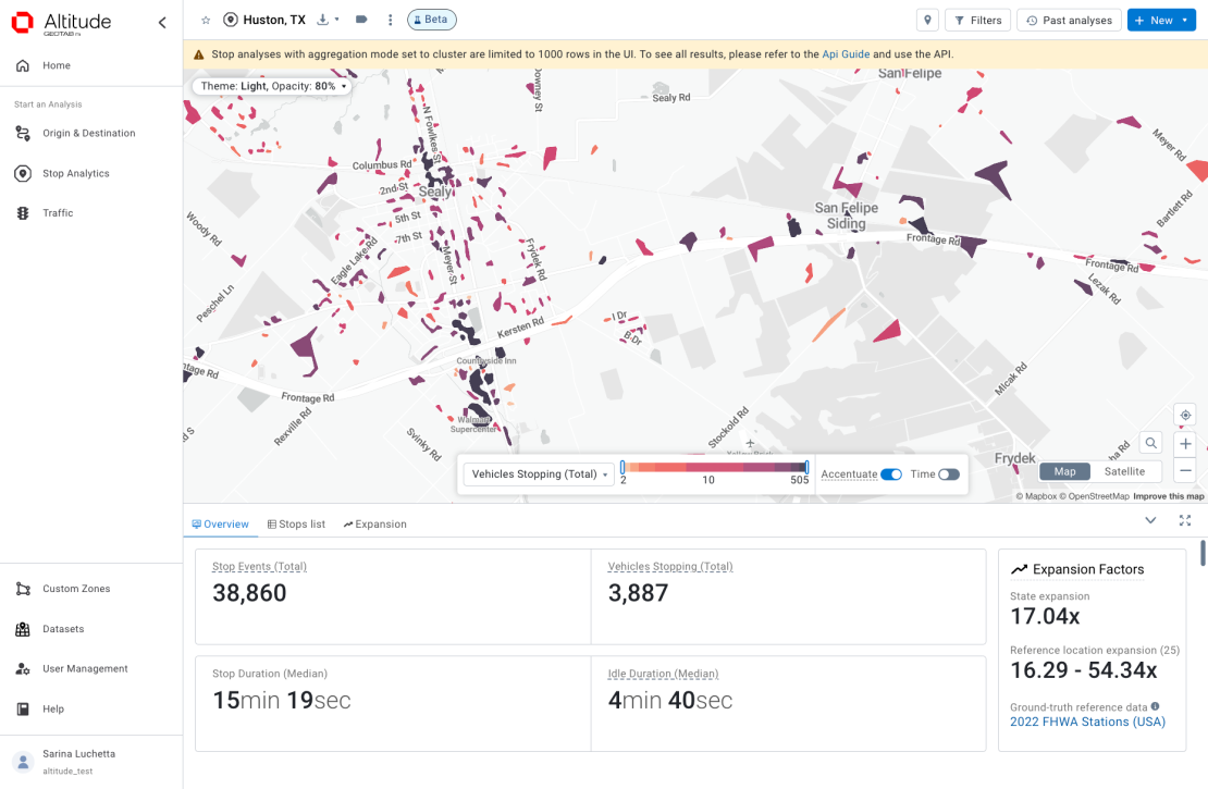 Plateforme Altitude (Geotab ITS)