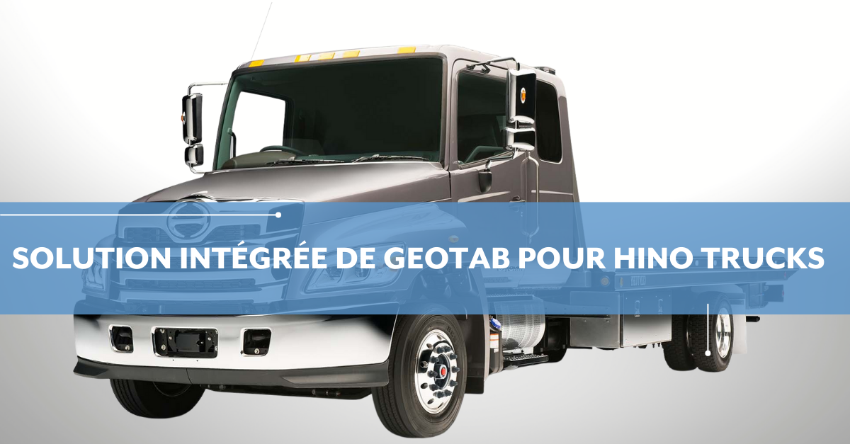 Integrated Geotab Solution for Hino Trucks